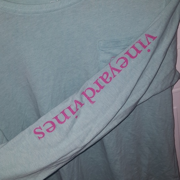 Vineyard Vines Women’s Long Sleeve Mint Green Size S - Picture 2 of 4